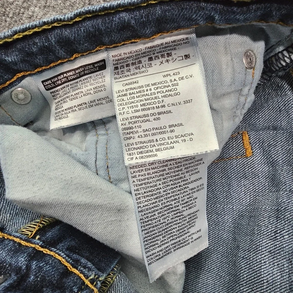 Levi's 541 Athletic Fit Stretch Jeans Men's Size 40x30 (Tag 42x32) Blue